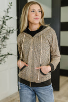 Call of the Wild Contrast Trim Zip Up - Charming Charlie