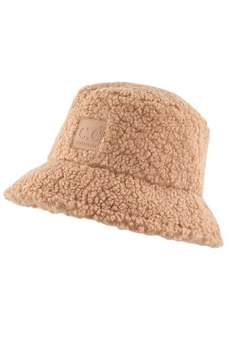 Camel C C Sherpa Bucket Hat with Rubber Patch, whether you‚Äôre basking under the summer sun at the beach, lounging by the pool, or kicking back with friends at the lake, a great hat can keep you cool and comfortable even when the sun is high in the sky. Large, comfortable, and perfect for keeping the sun off of your face, neck, and shoulders, ideal for travelers who are on vacation or just spending some time in the great outdoors. Stay stylish & comfortable
