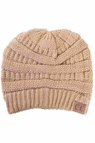 Camel C.C Ribbed Knit Solid Color Beanie offers a timeless design with durable ribbed knitting, ensuring a snug and comfortable fit. Crafted for warmth and versatility, this beanie is perfect for everyday wear, providing reliable protection against cold weather while maintaining a sleek, minimalist style that complements any outfit. Its solid color adds understated appeal, making it an essential accessory for both casual and outdoor use. 