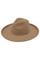 Camel C.C Rolled Edge Brim Vegan Felt Hat is a stylish and sustainable choice for any fashion-conscious individual. Made from high-quality vegan felt material, this hat features a rolled-edge brim design for a classic yet modern look. Perfect for any occasion, you can showcase your fashion sense while also supporting ethical and animal-friendly practices.