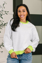 Can't Quit the Knit Contrast Pullover - Charming Charlie