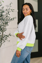 Can't Quit the Knit Contrast Pullover - Charming Charlie