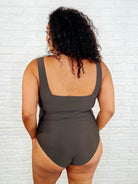 Cape Town Asymmetrical Stripe Swimsuit - Charming Charlie