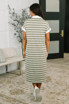 Casual Day Split Neck Midi Dress - Charming Charlie
