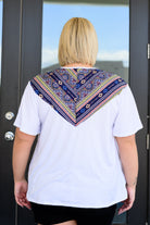 Casually Boho Keyhole Neckline Top - Charming Charlie
