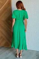 Catch a Cloud and Pin it Down Smocked Bodice Dress - Charming Charlie
