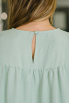 Caught You Looking Crinkle Woven Blouse - Charming Charlie