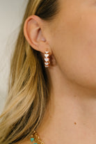 Certified Lover Girl Huggie Earrings - Charming Charlie