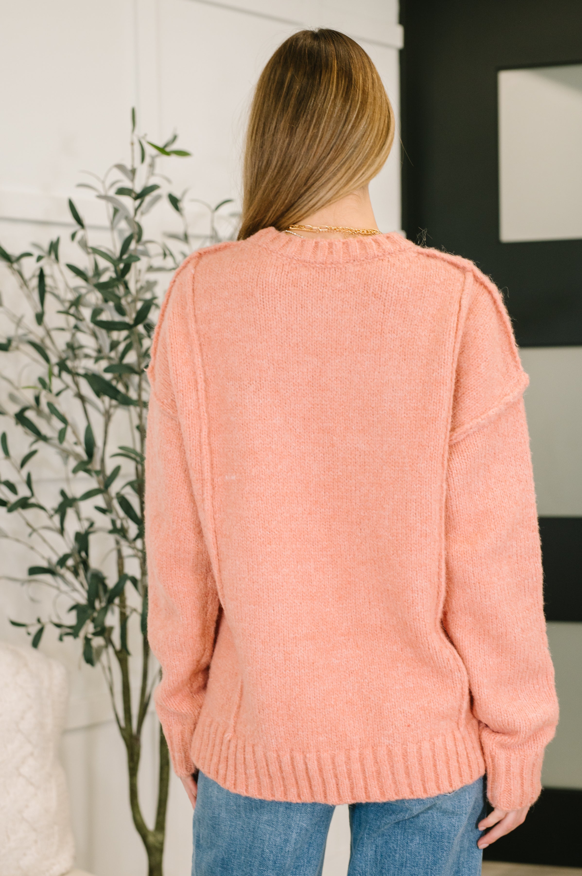 Changed for the Better Exposed Seam Pullover - Charming Charlie