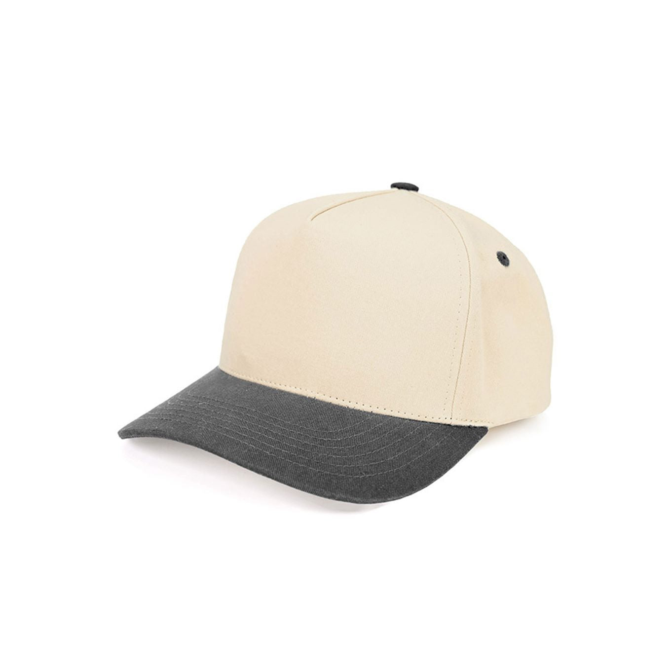 Charcoal This C.C Two Tone Trucker Hat is the definition of understated cool. Crafted from breathable canvas with a structured crown and curved brim, it's the perfect throw-on-and-go hat for everyday errands, long drives, or laid-back weekends. The two-tone color block design adds a modern twist, while the adjustable snapback ensures all-day comfort and fit.