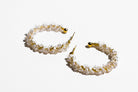 Pearl Twisted Open Hoop Earring - Charming Charlie