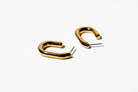 Smooth Gold Oval Earrings - Charming Charlie