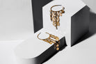White Glass Drop Earrings - Charming Charlie