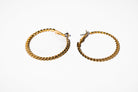 Gold Hoop Earring With Star - Charming Charlie