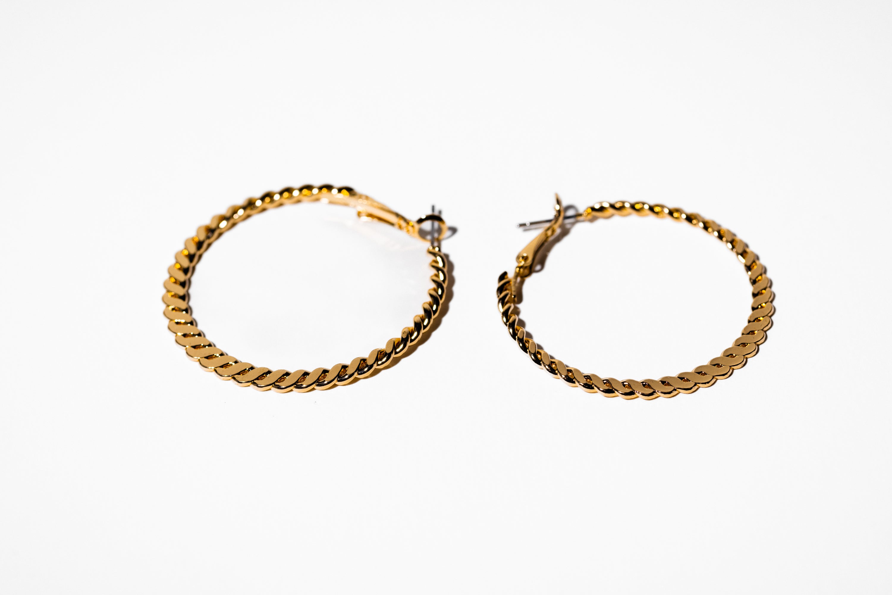 Gold Hoop Earring With Star - Charming Charlie