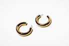 Thick Smooth hoop Earrings - Charming Charlie
