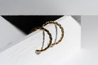 Twisted Gold Hoop Earring - Charming Charlie
