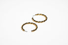 Twisted Gold Hoop Earring - Charming Charlie