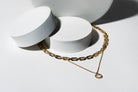 2 Row Gold Smile Face Necklace - Charming Charlie