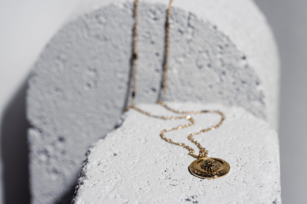 Gold Colorful Crystal Necklace - Charming Charlie