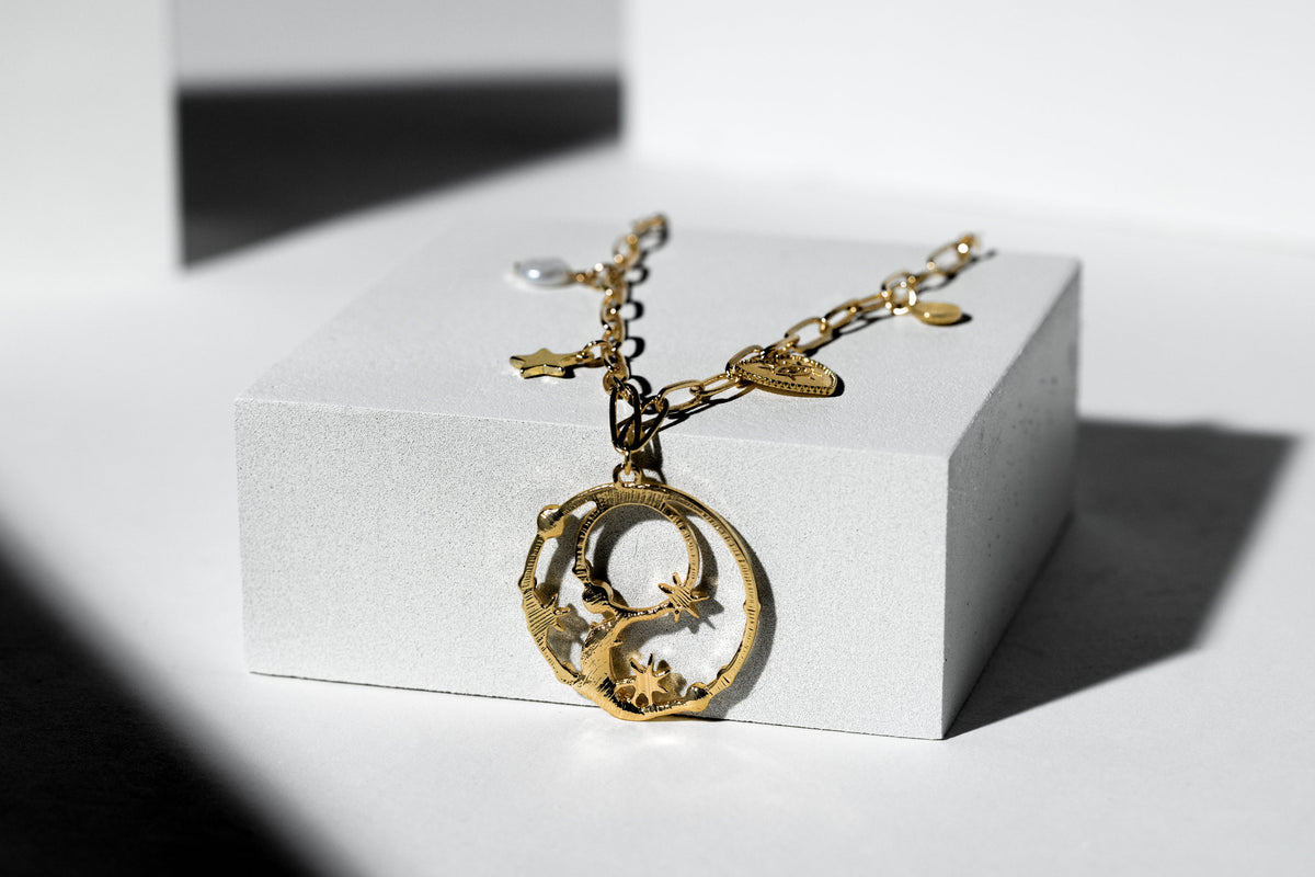 Planet Icon Necklace - Charming Charlie