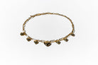 Multi Heart Gold Collar Necklace - Charming Charlie