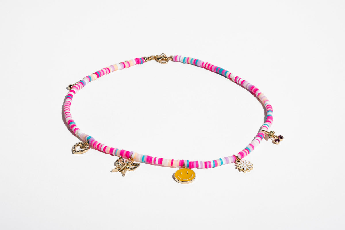 Multi Colored Charm Necklace - Charming Charlie