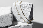 Gold 2 Row Moon Necklace - Charming Charlie
