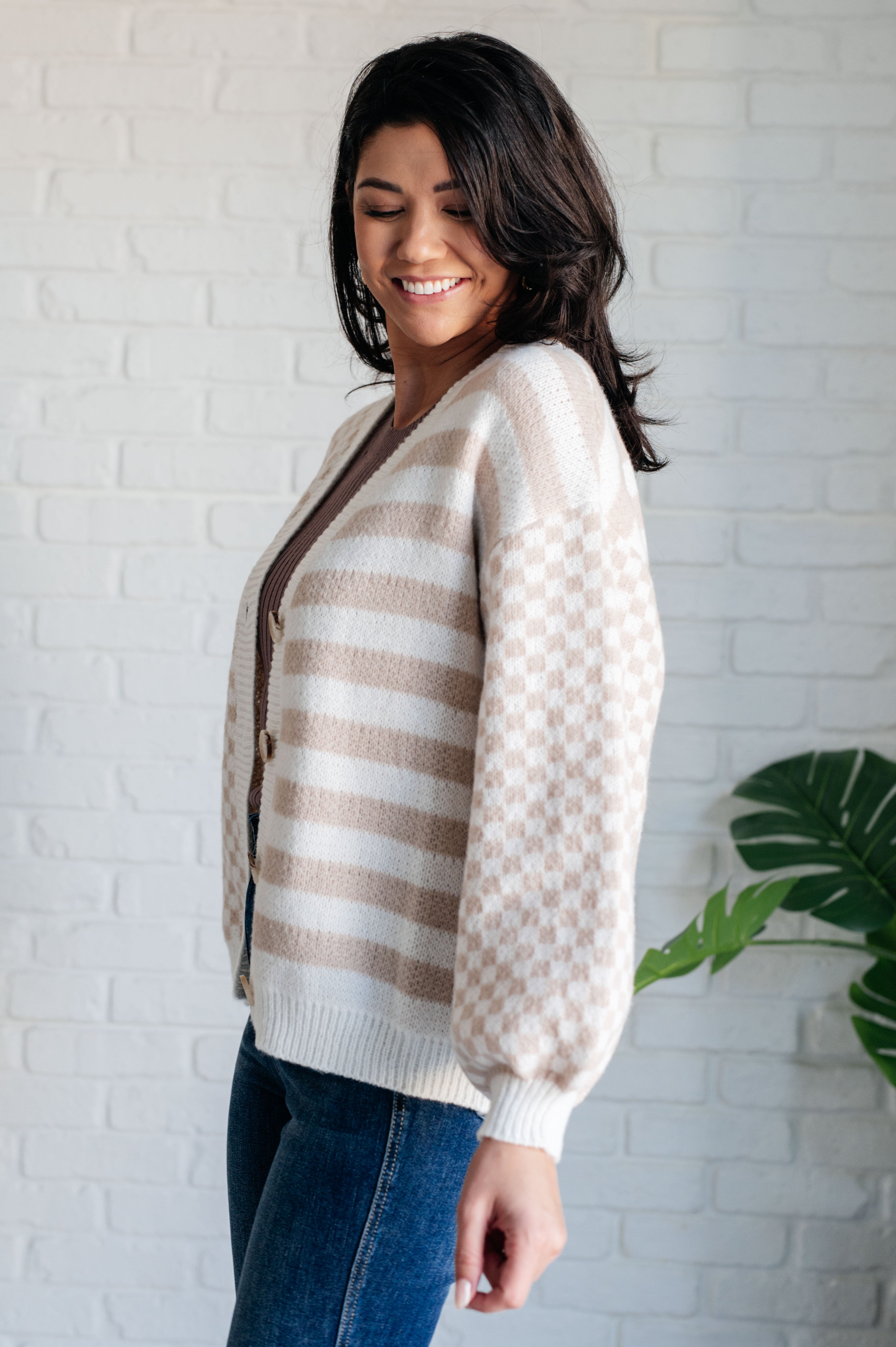 Check That Line Cardigan - Charming Charlie