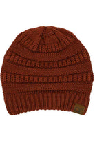 ChestnutRed C.C Ribbed Knit Solid Color Beanie offers a timeless design with durable ribbed knitting, ensuring a snug and comfortable fit. Crafted for warmth and versatility, this beanie is perfect for everyday wear, providing reliable protection against cold weather while maintaining a sleek, minimalist style that complements any outfit. Its solid color adds understated appeal, making it an essential accessory for both casual and outdoor use. 