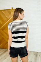 Chic and Sweet Striped Knit Top - Charming Charlie