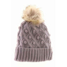 CityGrey KIDS Bobble Knit Faux Fur Pom C.C Beanie combines warmth and style, offering cozy comfort with its soft knit fabric and a plush faux fur pom-pom. Designed specifically for children, it provides a secure, comfortable fit to keep little heads warm during colder months while adding a playful, fashionable touch. Durable and easy to wear, this beanie is ideal for everyday winter activities. 