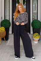 Clap for Yourself Long Sleeve Top in Animal Print - Charming Charlie