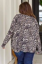 Clap for Yourself Long Sleeve Top in Animal Print - Charming Charlie