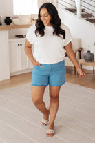 Clearly Classic Short Sleeve Top in White - Charming Charlie