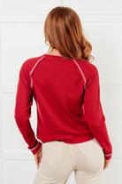 Clever Expression Long Sleeve Top - Charming Charlie