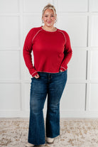 Clever Expression Long Sleeve Top - Charming Charlie