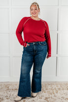 Clever Expression Long Sleeve Top - Charming Charlie