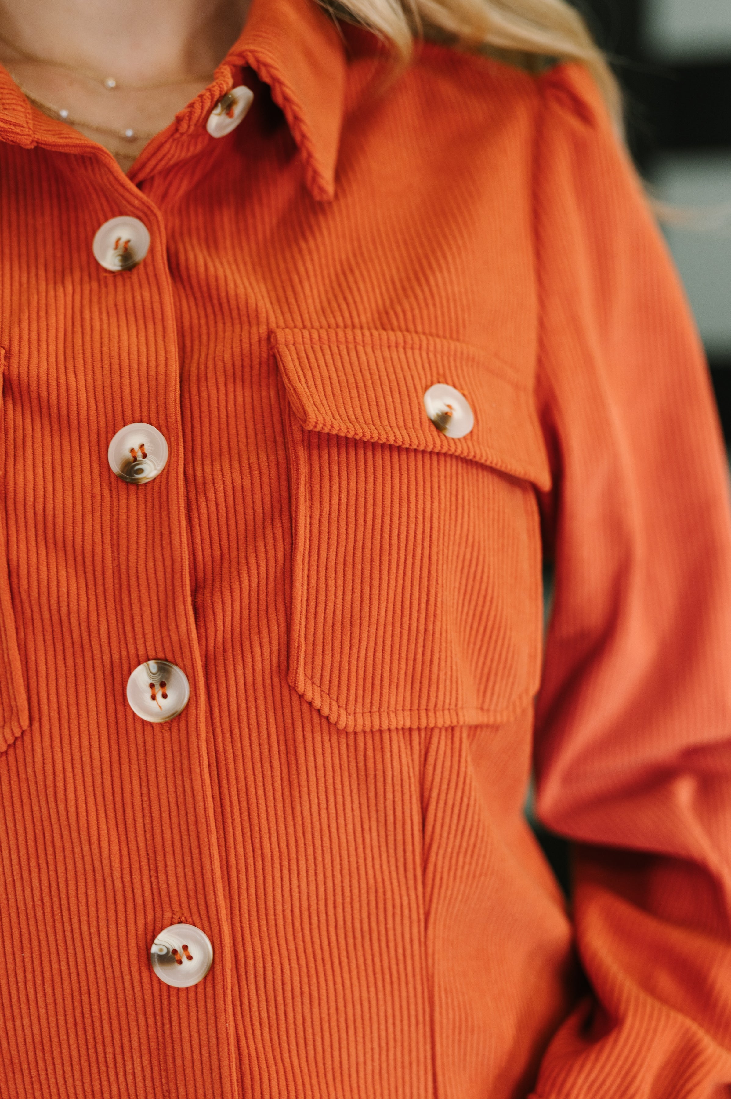 Clever in Corduroy Shirt Dress - Charming Charlie