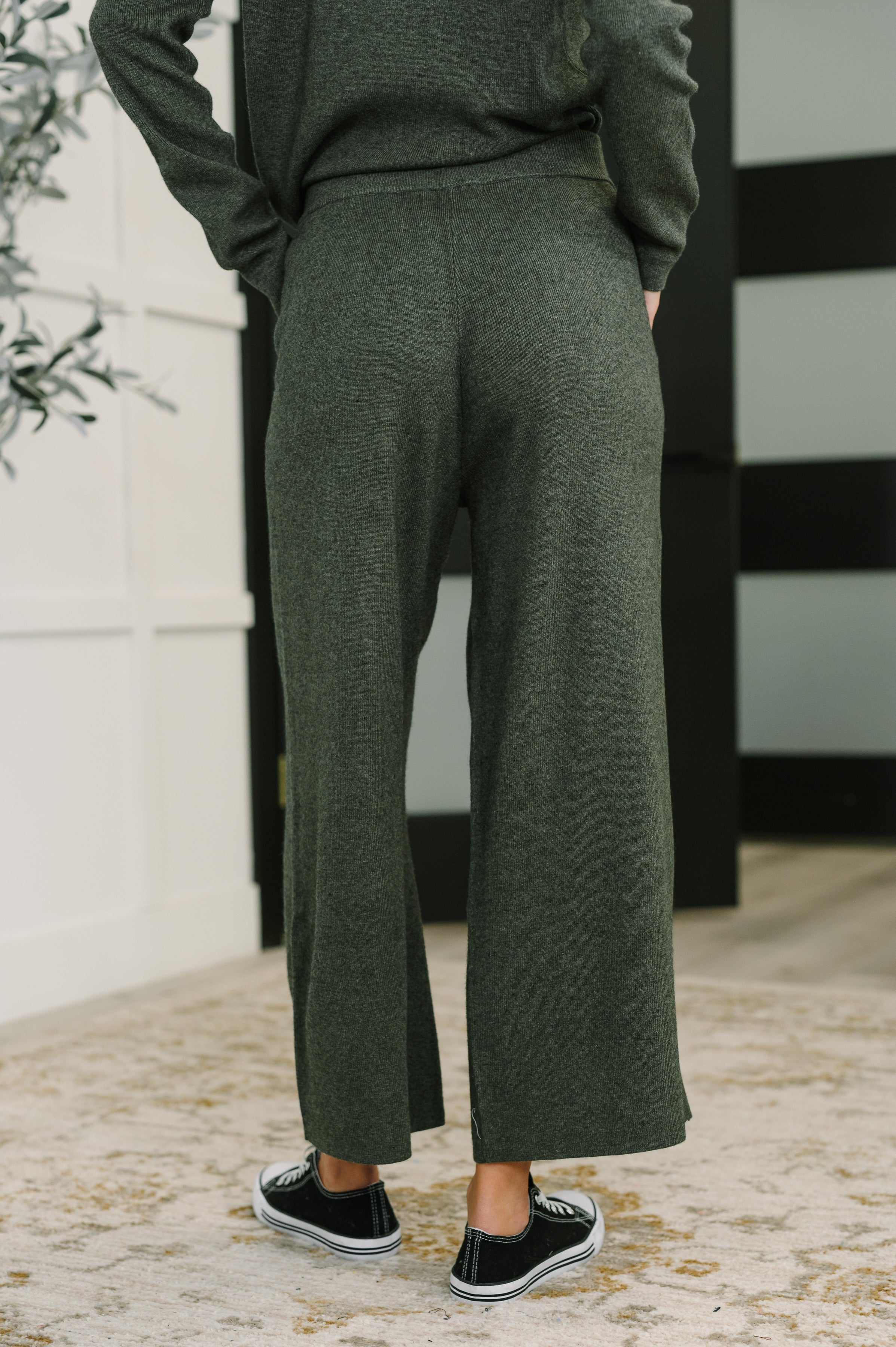 Clove Culottes in Moss - Charming Charlie