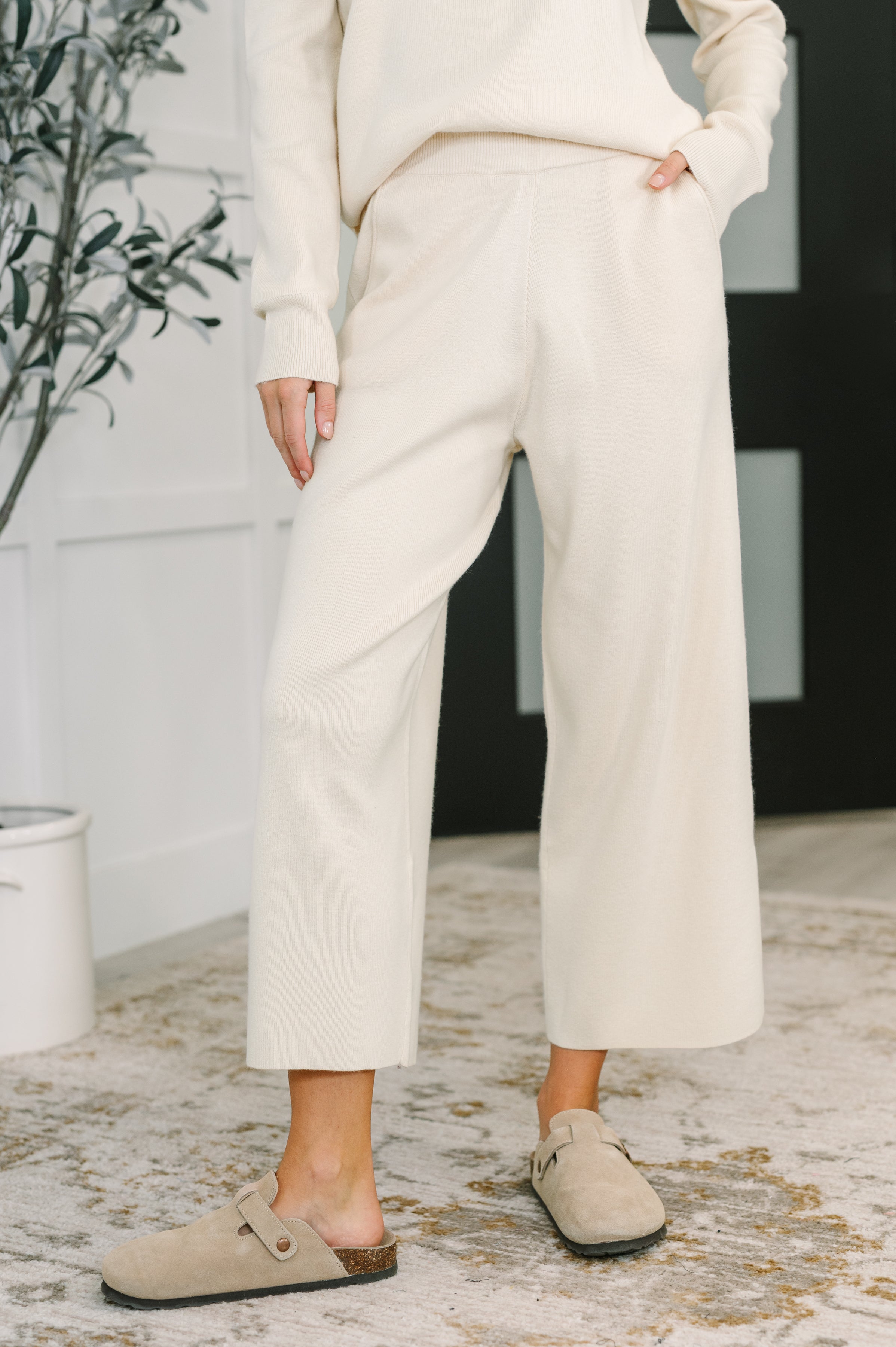 Clove Culottes in Oat - Charming Charlie