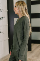 Clove Sweater in Moss - Charming Charlie