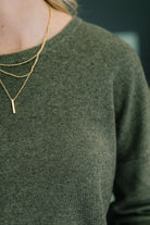 Clove Sweater in Moss - Charming Charlie
