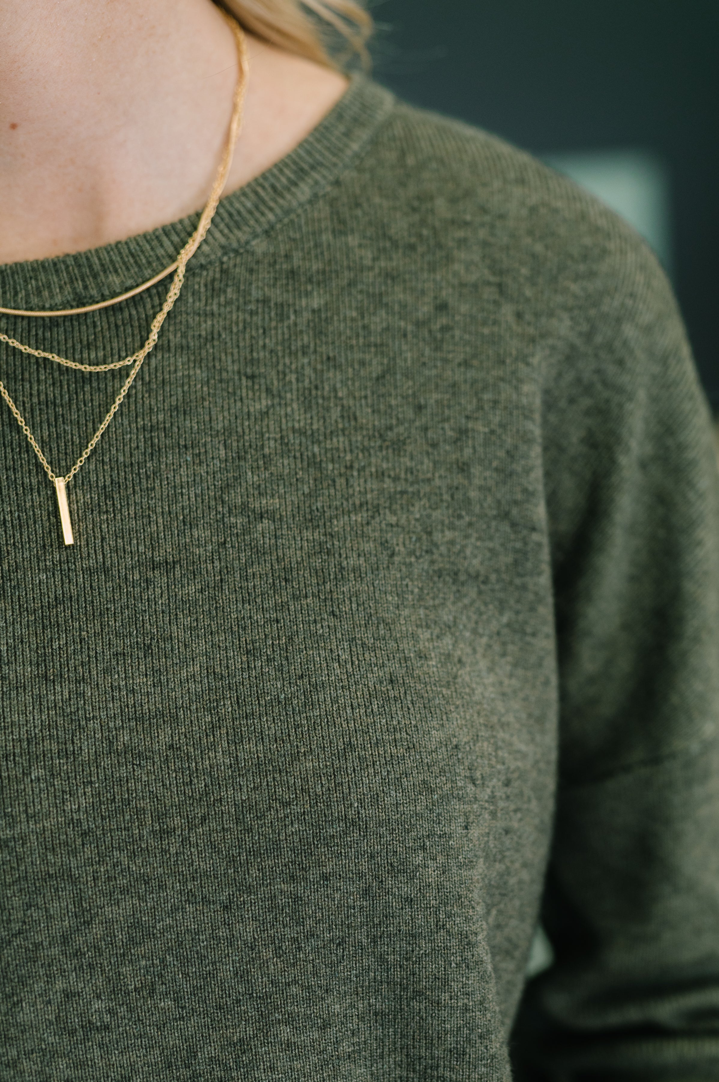 Clove Sweater in Moss - Charming Charlie