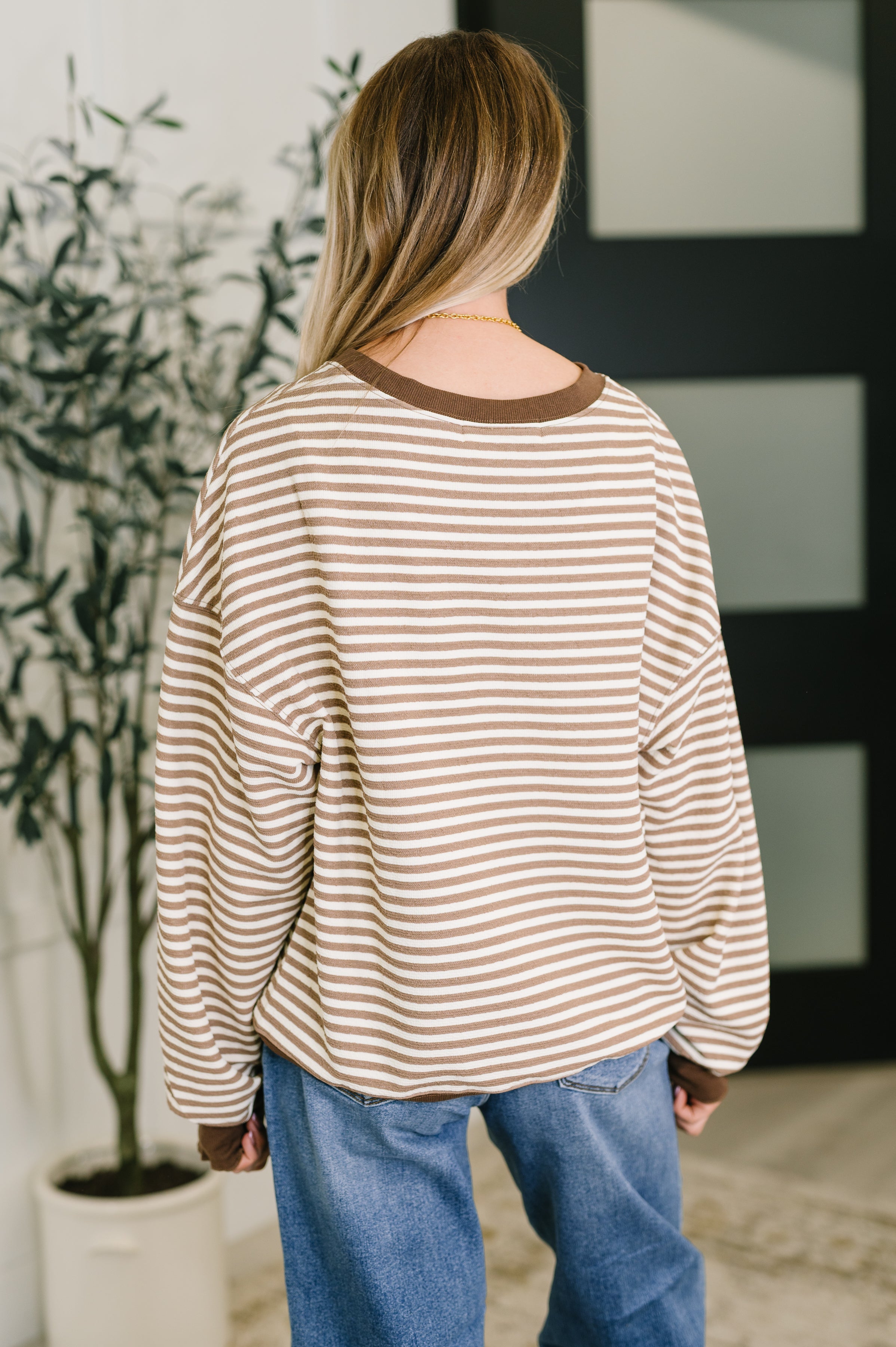 Cocoa Lane Stripe Top - Charming Charlie
