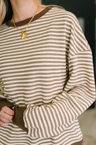 Cocoa Lane Stripe Top - Charming Charlie