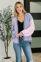 Coffee Date Color Block Cardigan - Charming Charlie