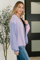 Coffee Date Color Block Cardigan - Charming Charlie