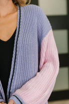 Coffee Date Color Block Cardigan - Charming Charlie