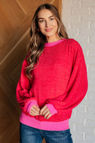 Cold, Cold Go Away Oversized Pullover - Charming Charlie